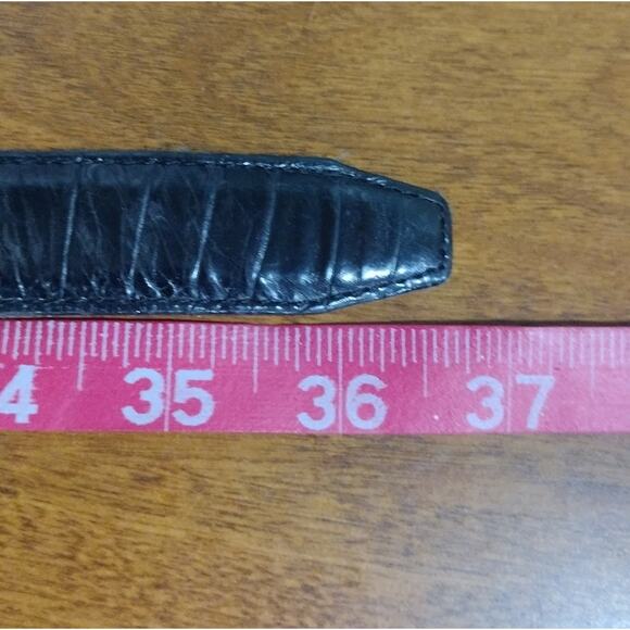 Vtg Brighton Museum Collection Leather Belt with Gold and Silver Coins, Size M - Picture 5 of 5